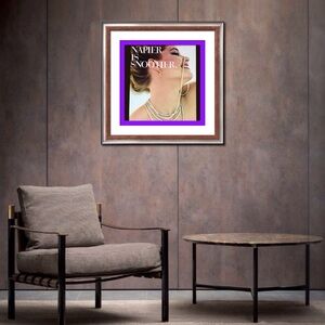 Vintage 1983 “Napier is Snootier” Advertising Print